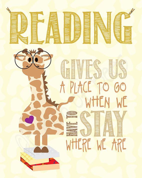 Reading is a great escape! Reading is a great escape!